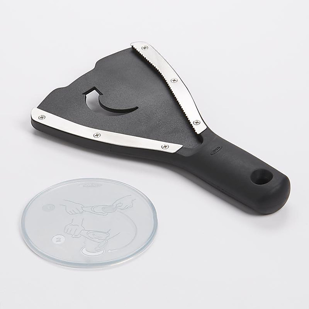 OXO - 1173600V2 - Good Grips Black/Silver Stainless Steel Manual Jar Opener