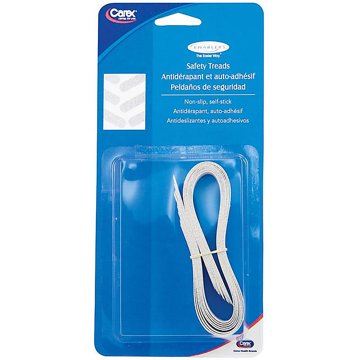 Carex - EN33CRD - Health Brands White Shower and Bath Treads Polyurethane 9.75 In. H