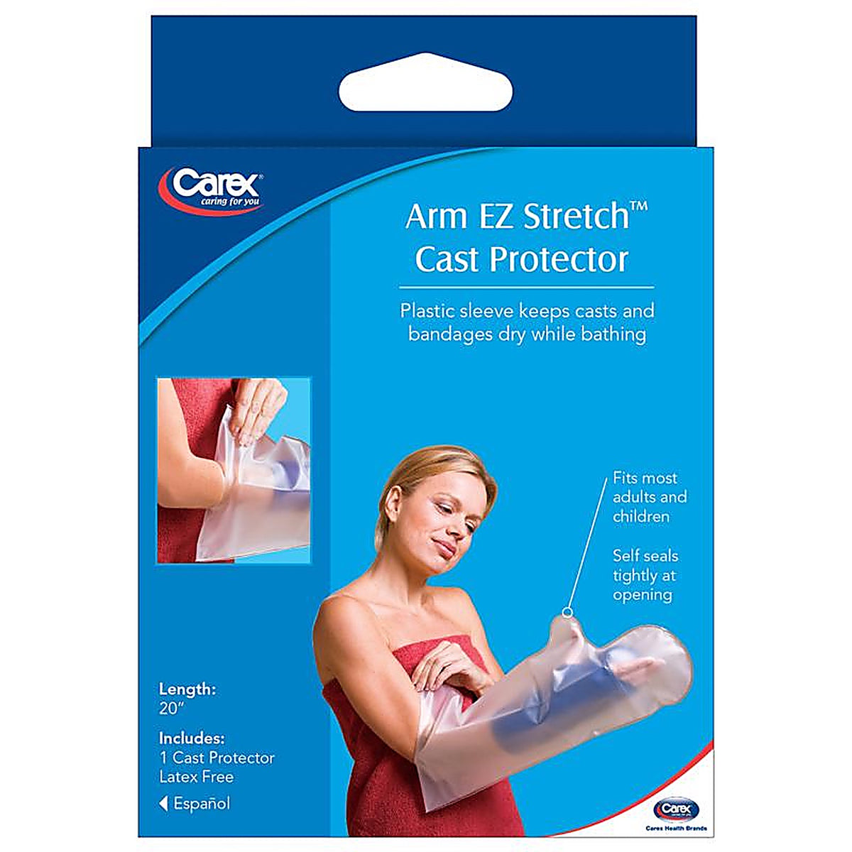 Carex - FGP20500 0000 - Health Brands Clear Cast Protector 1 Pack