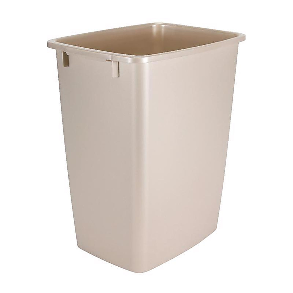 RubberMaid 2806-TP-BISQU 9 gal Bisque Plastic Open Top Trash Can