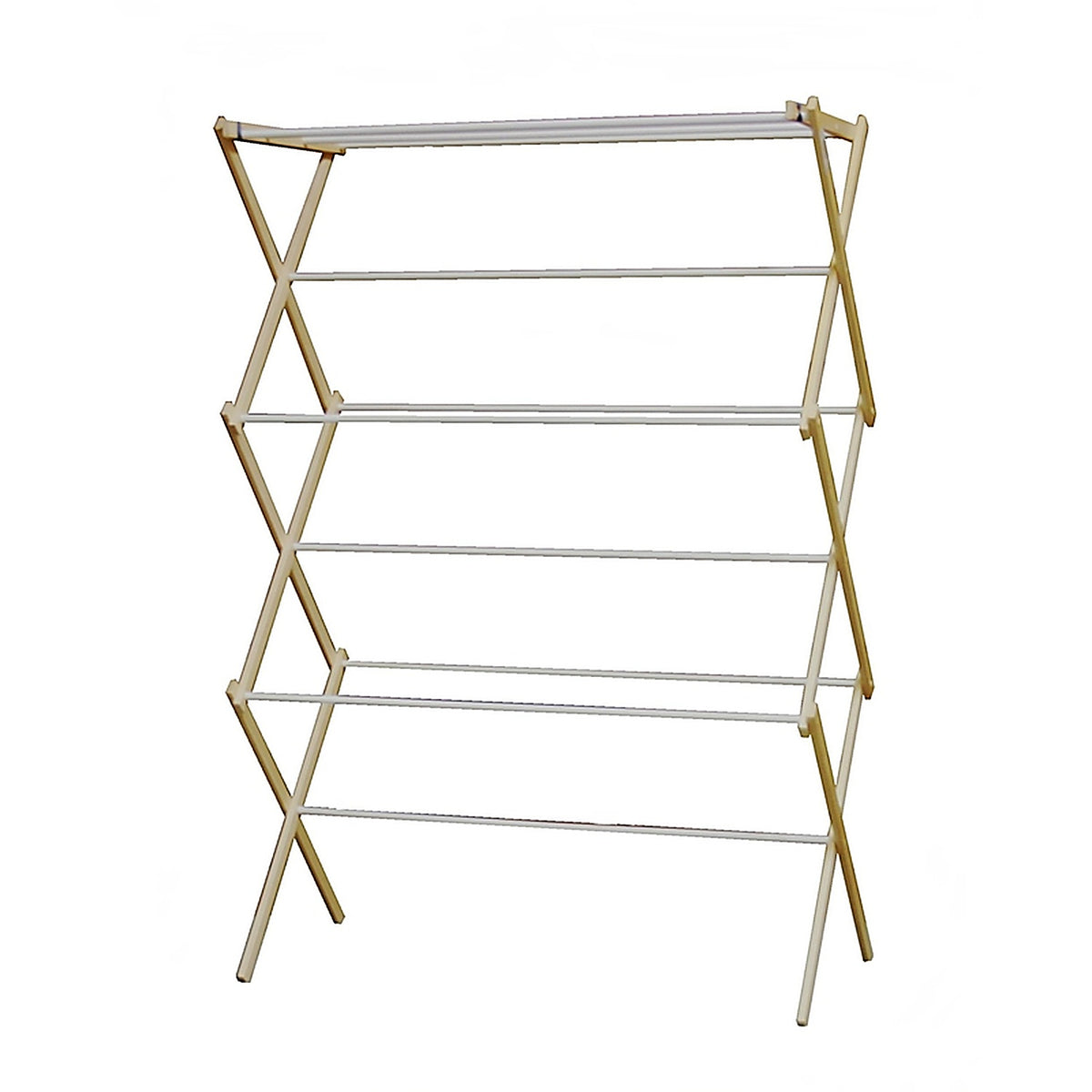 Madison Mill - 18 - 42.5 In. H X 29.5 In. W X 14 In. D Wood Accordian Collapsible Clothes Drying Rack