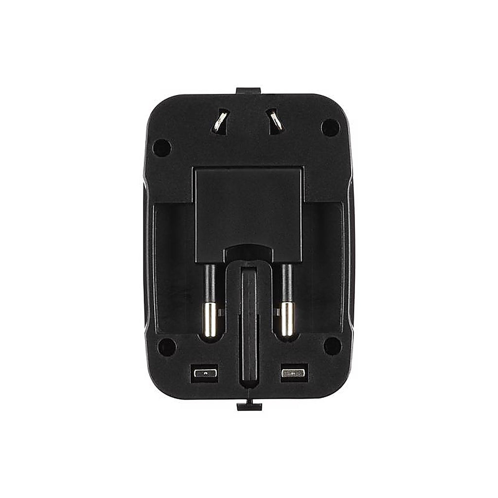 Travel Smart - TS6TL - Type A/B for Continental Europe Adapter Plug w/USB Port