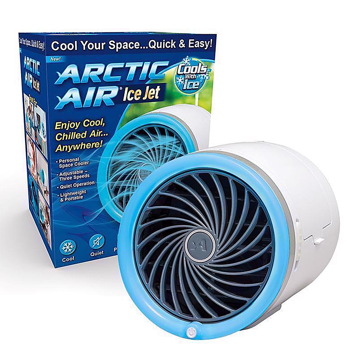 Arctic Air - AAIJET-MC4 - Ice Jet 150 Sq Ft 3 Db Portable Air Conditioner and Cooler