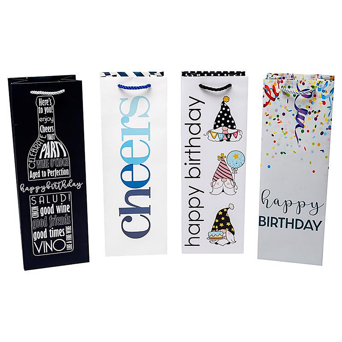 Blueoco - BAR-0999 - Bary3 Assorted Birthday Wine Gift Bag
