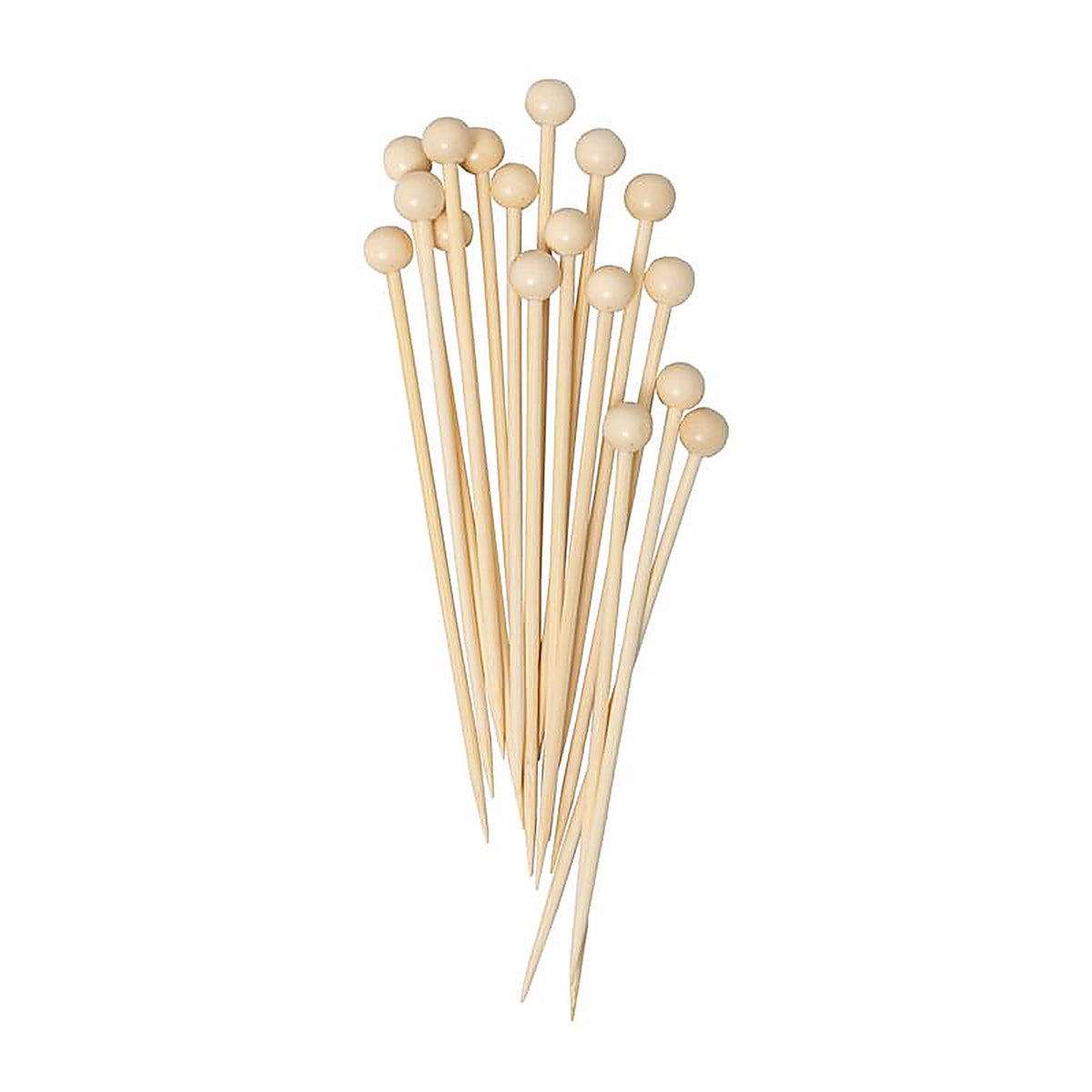 Blueoco - VIO-1067 - Viovia Beige Bamboo Ball Appetizer Pick