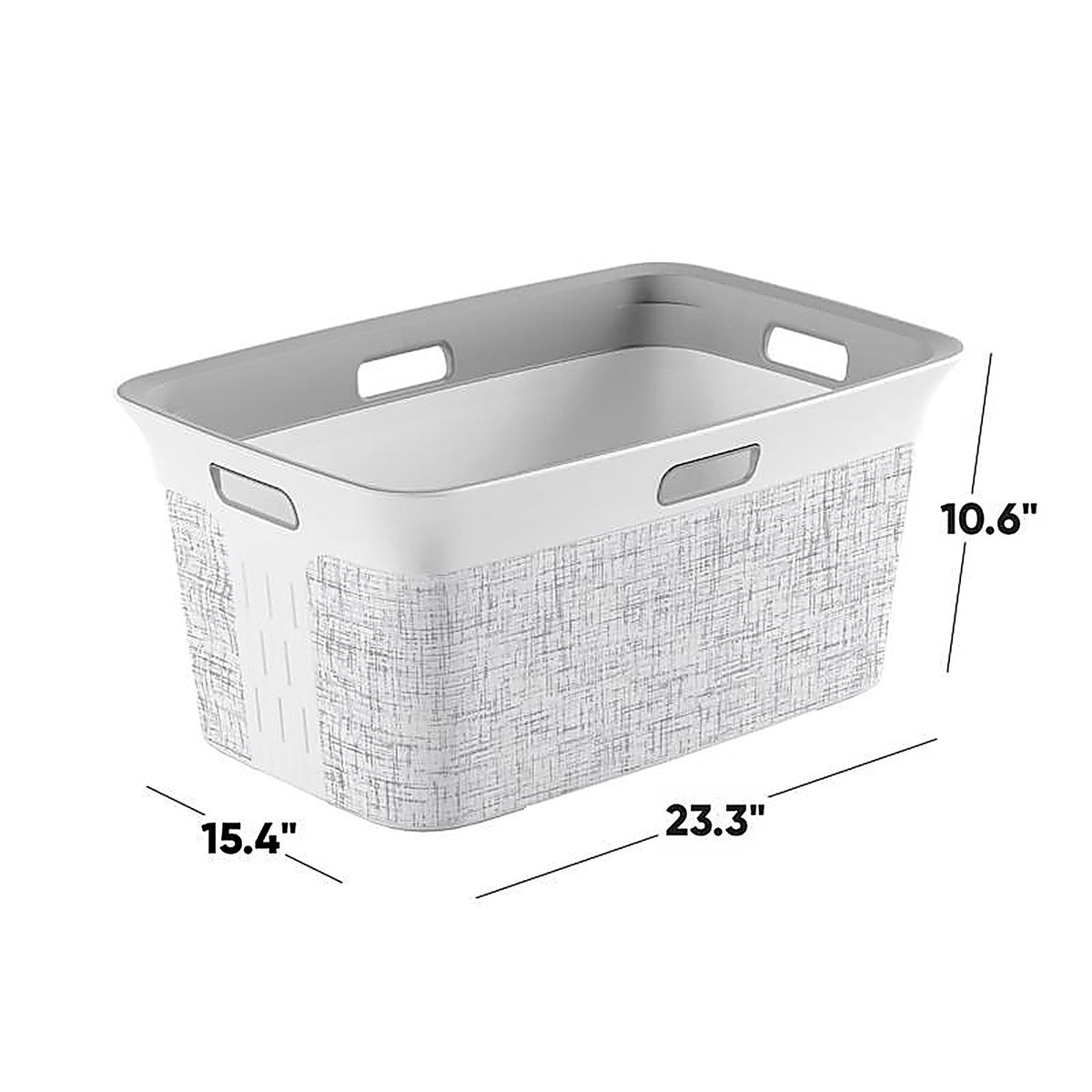 Curver - 251168 - White Resin Laundry Basket