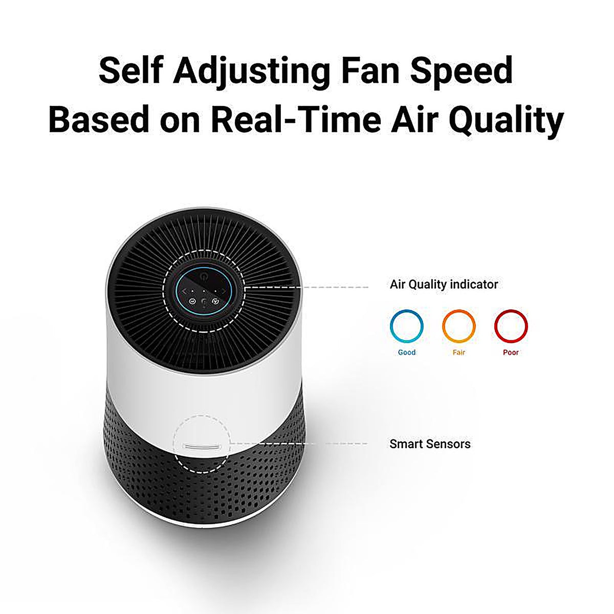 Winix - 1022-0226-01 - A231 Carbon True Hepa Air Purifier Tower 230 Sq Ft
