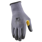 Wells Lamont - 691XL-020 - Mens Indoor/Outdoor Gripper Grip Gloves Gray/Yellow XL 1 Pair