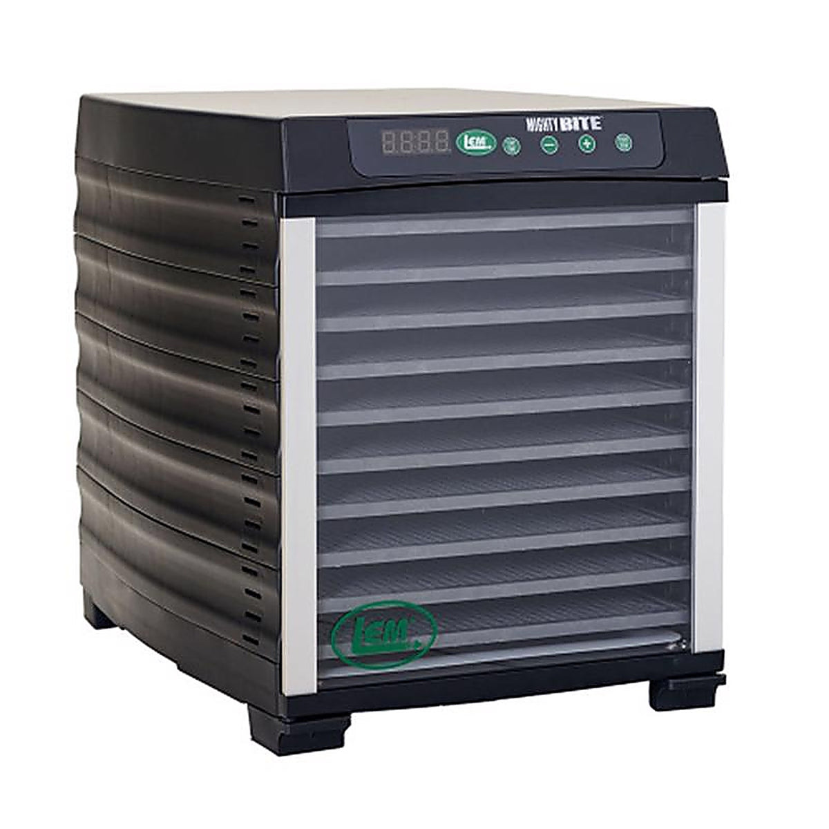 LEM - 1730 - Mighty Bite Black/Silver 10 Sq Ft Food Dehydrator
