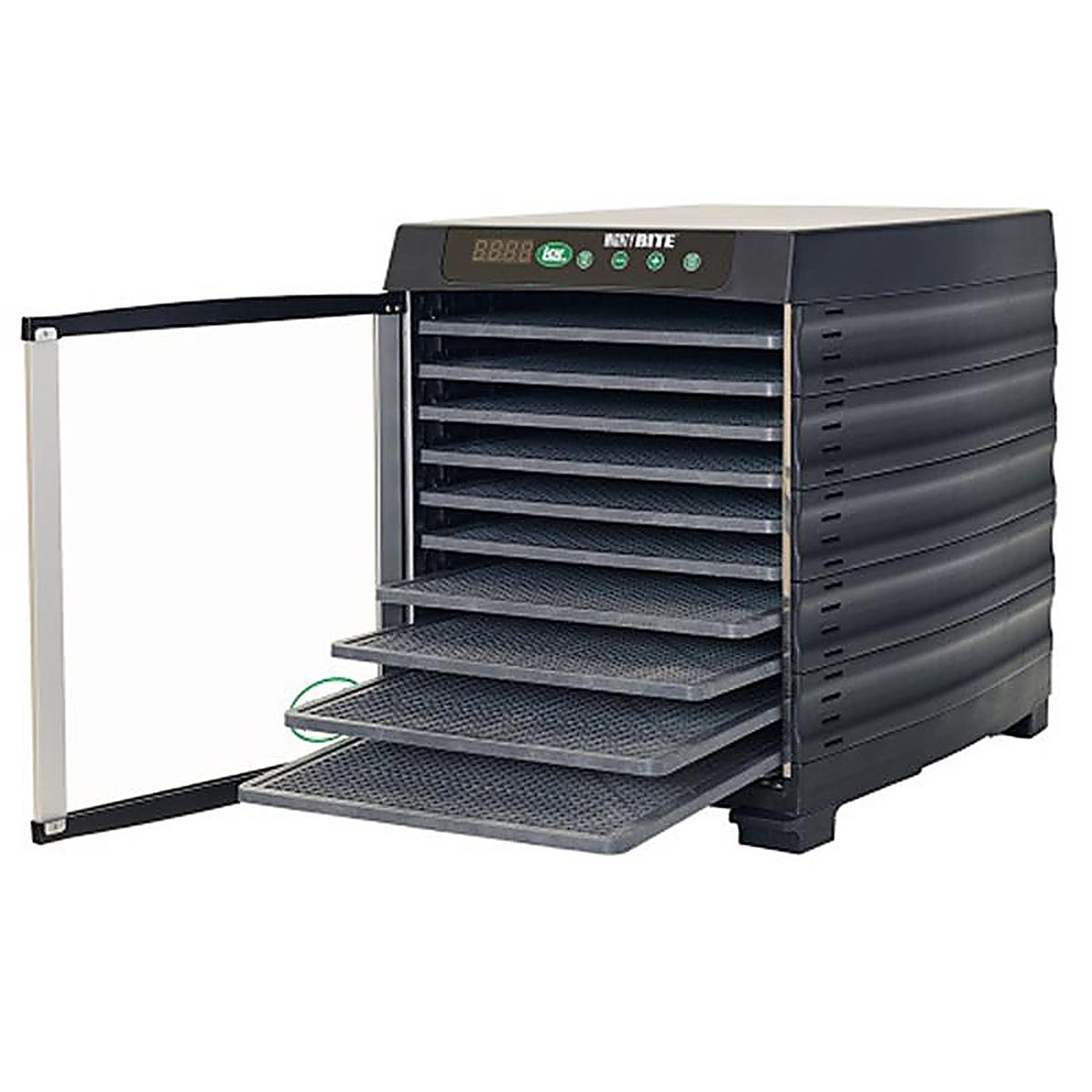 LEM - 1730 - Mighty Bite Black/Silver 10 Sq Ft Food Dehydrator