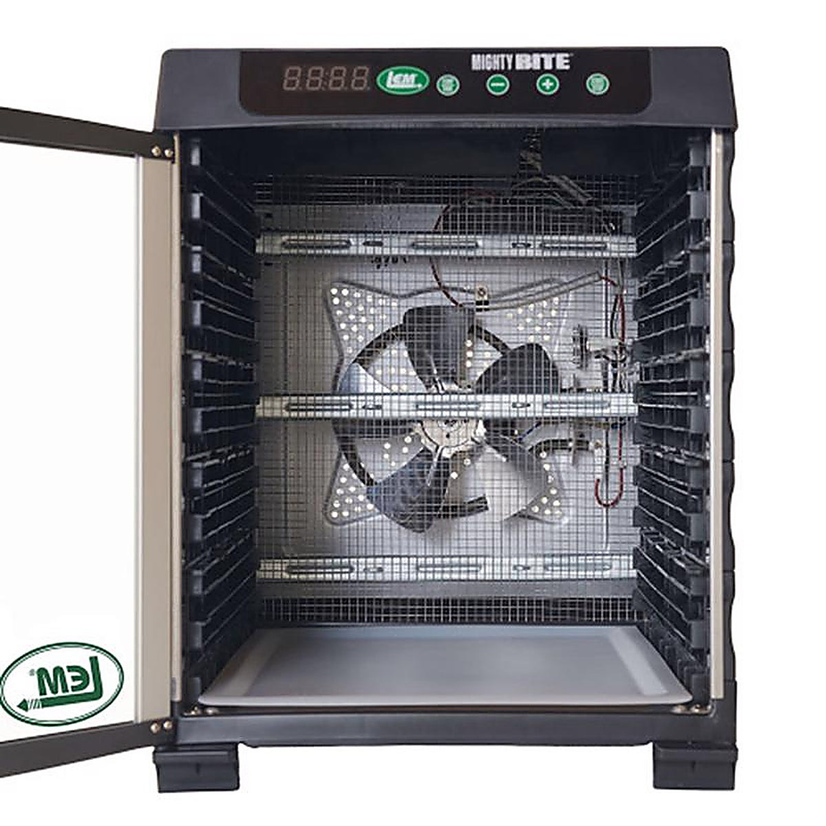 LEM - 1730 - Mighty Bite Black/Silver 10 Sq Ft Food Dehydrator