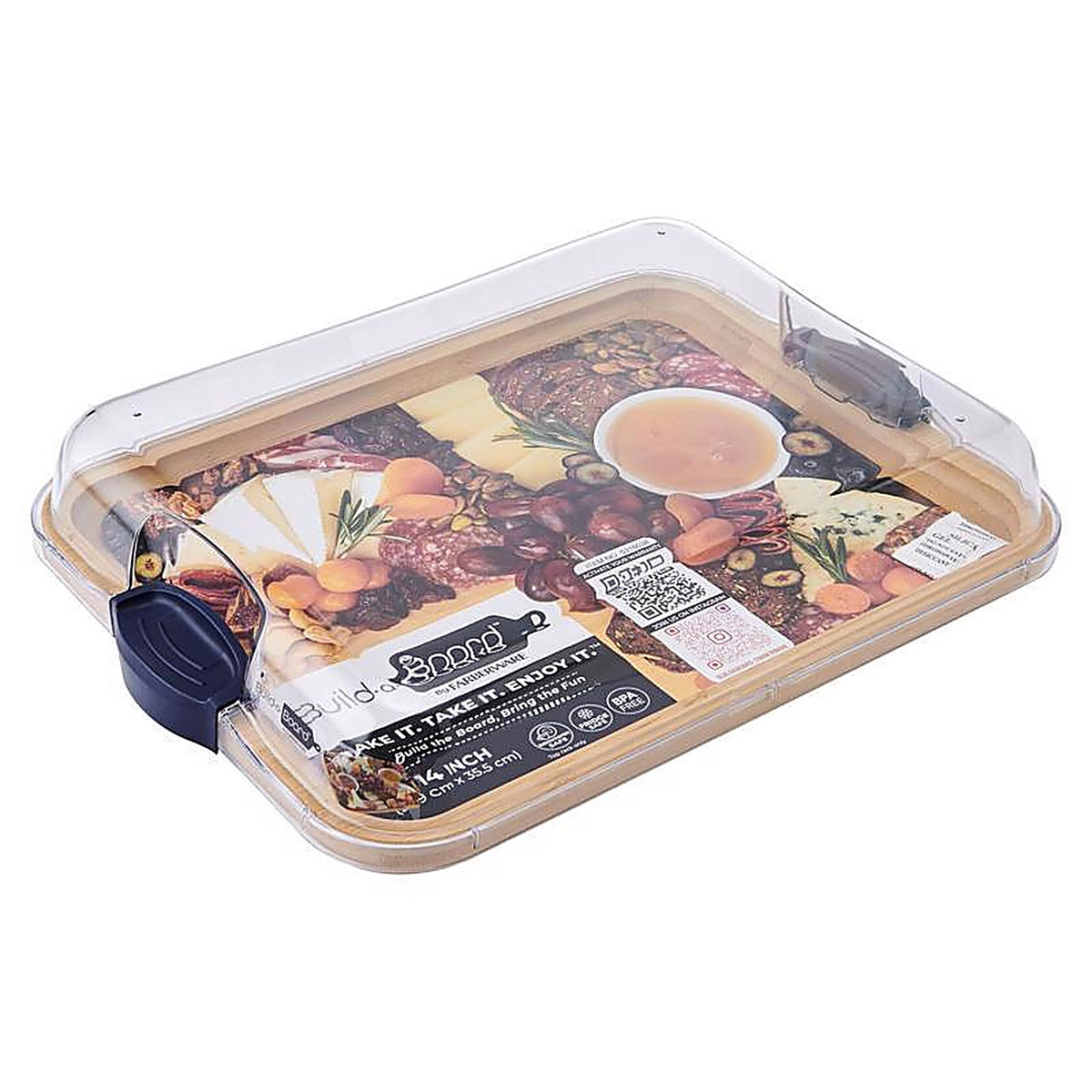 Lifetime - 5316038 - Brands 14 In. L X 11 In. W Bamboo Cutting Board & Serve Tray