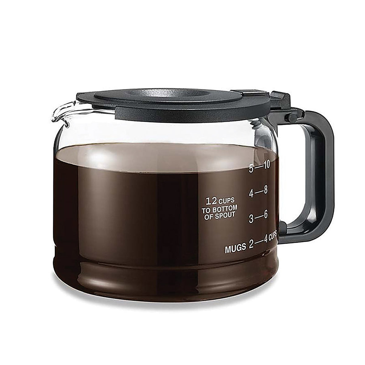 Medelco - GL220BK - Cafe Brew Clear Glass Carafe