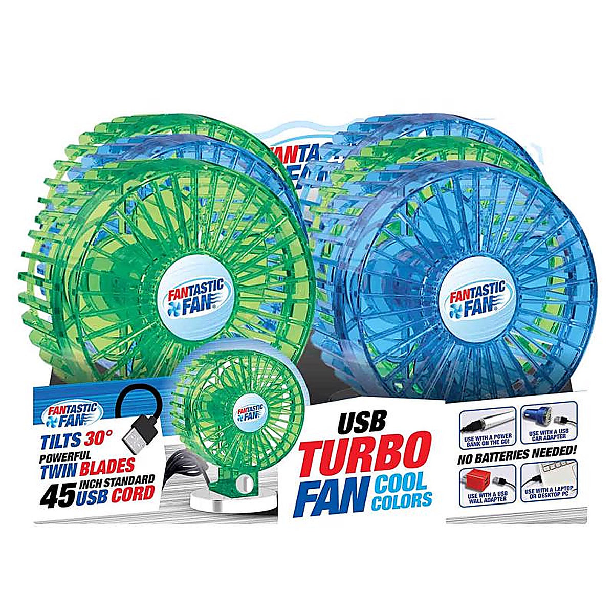 Shawshank Ledz - 768240-6 - 5.25 In. H Desktop Fan