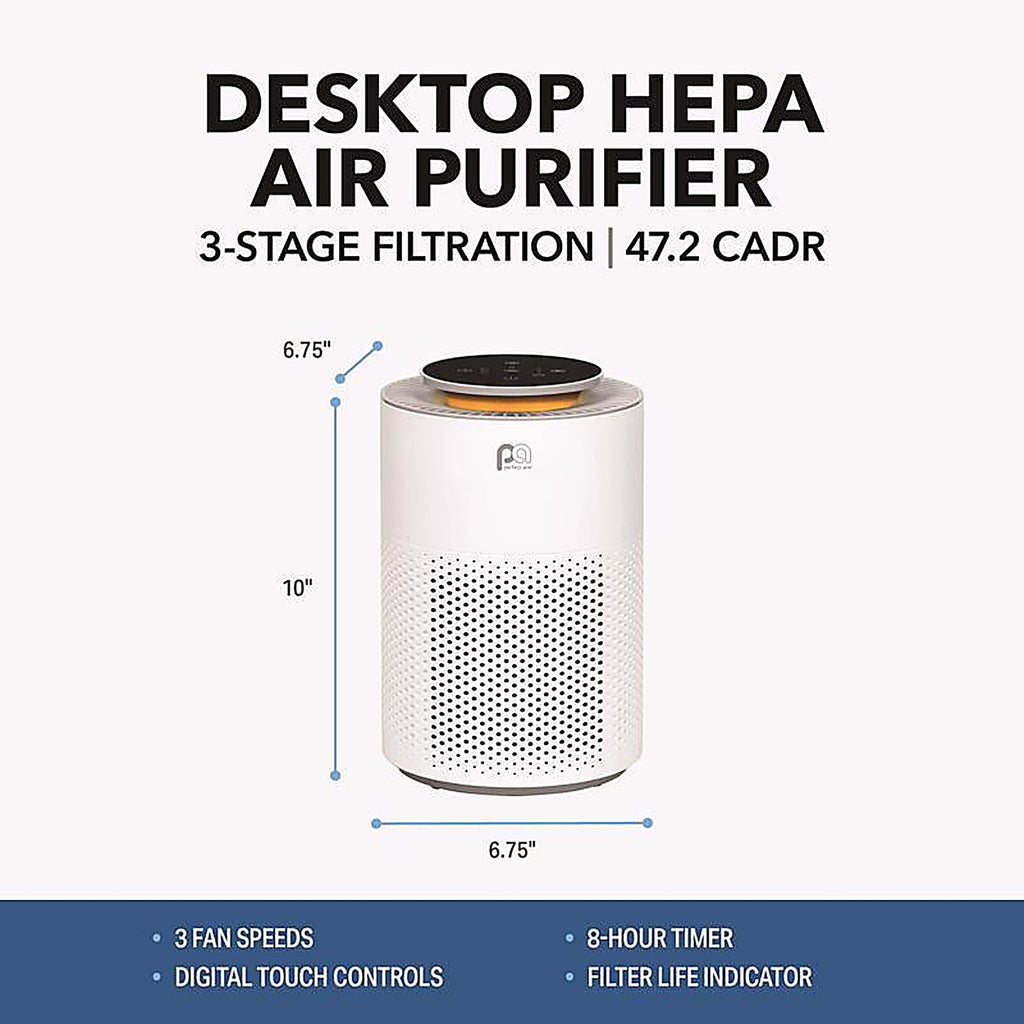 Perfect Aire - 1PAP10 - Hepa Air Purifier 90 Sq Ft