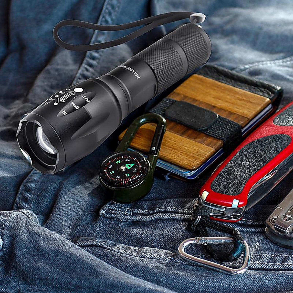 Bell & Howell - 7000 - Black LED Tactical Flashlight