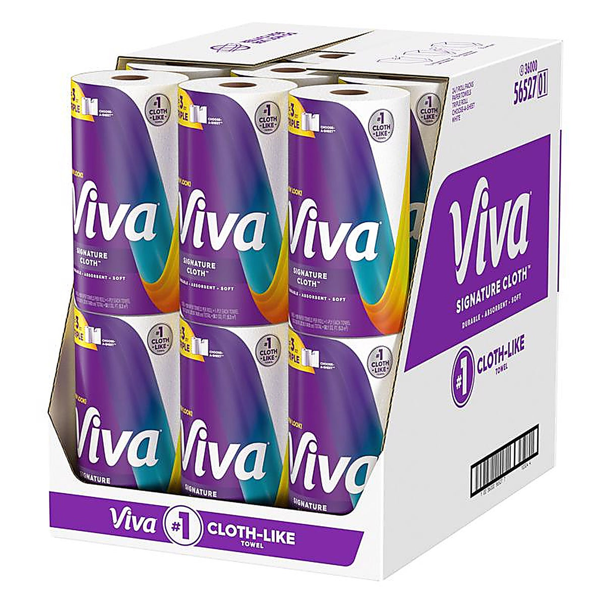Viva - 56527 - Signature Cloth Paper Towels 129 Sheet 1 Ply 1 Pack