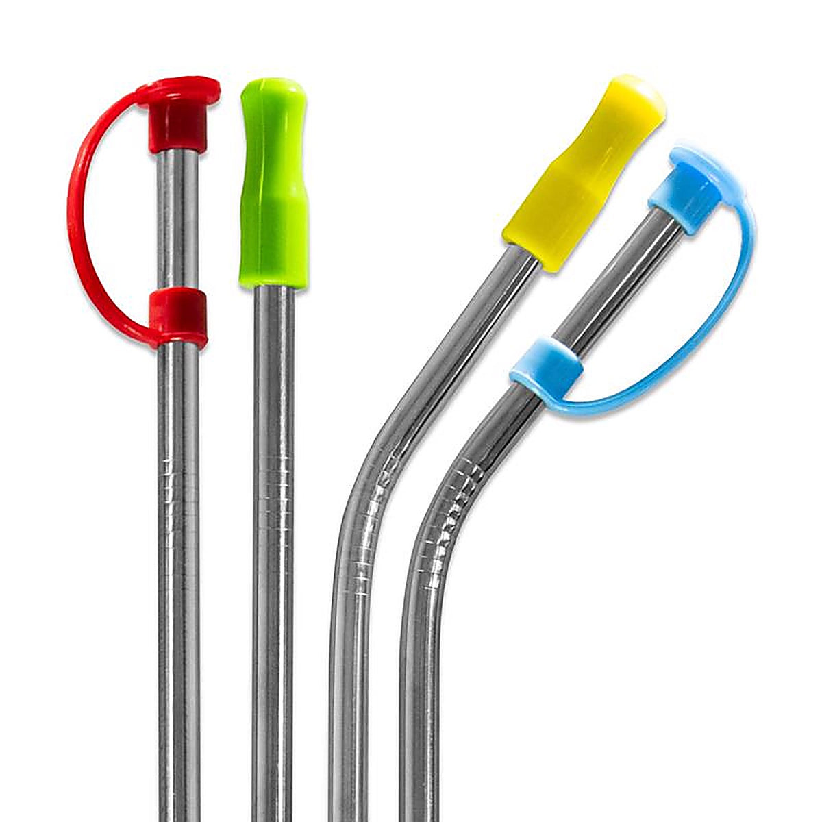 4TH Utensil - HE0158 - Silver Stainless Steel Drinking Straws