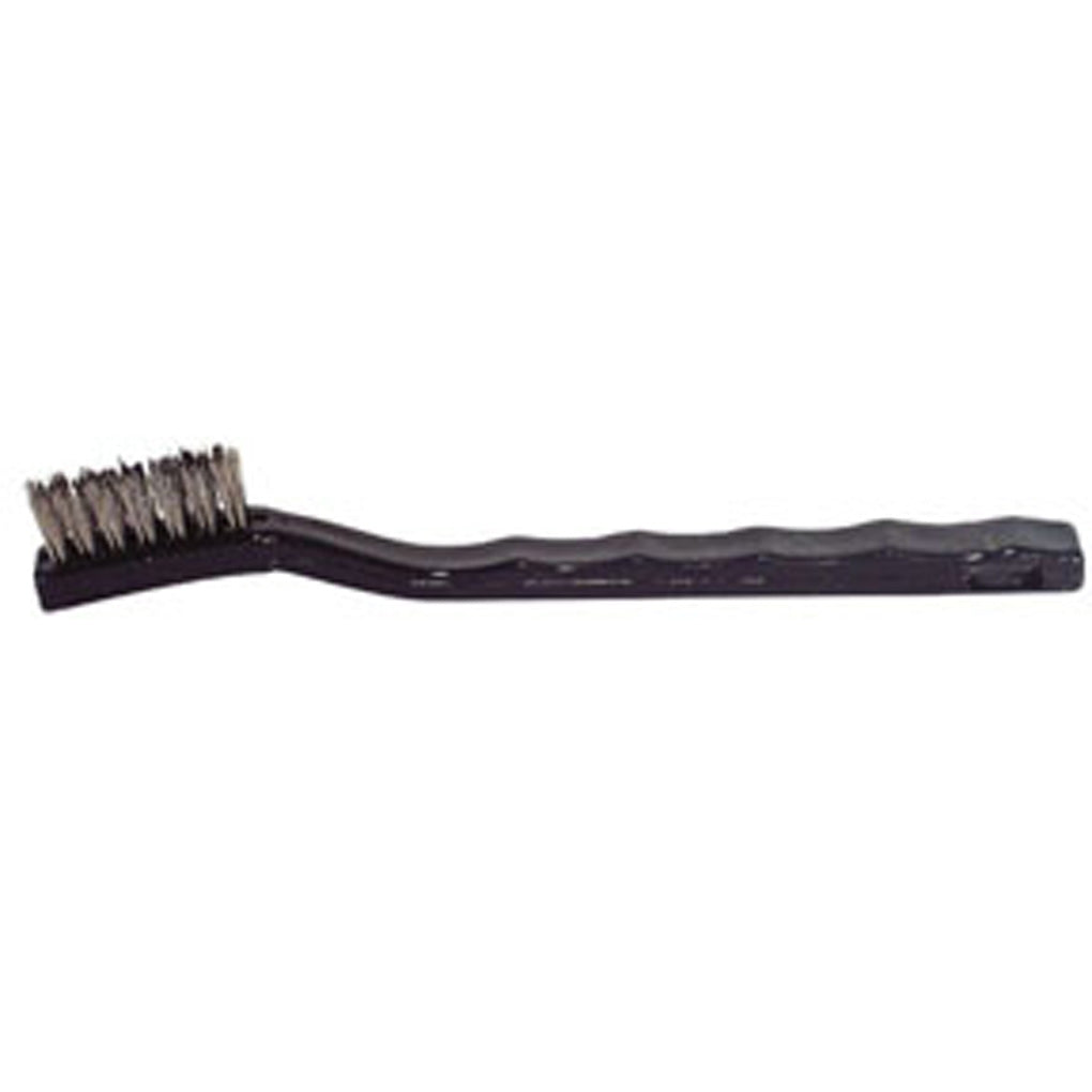 AES 609-S Steel Bristle Detail Brush Nylon Handle