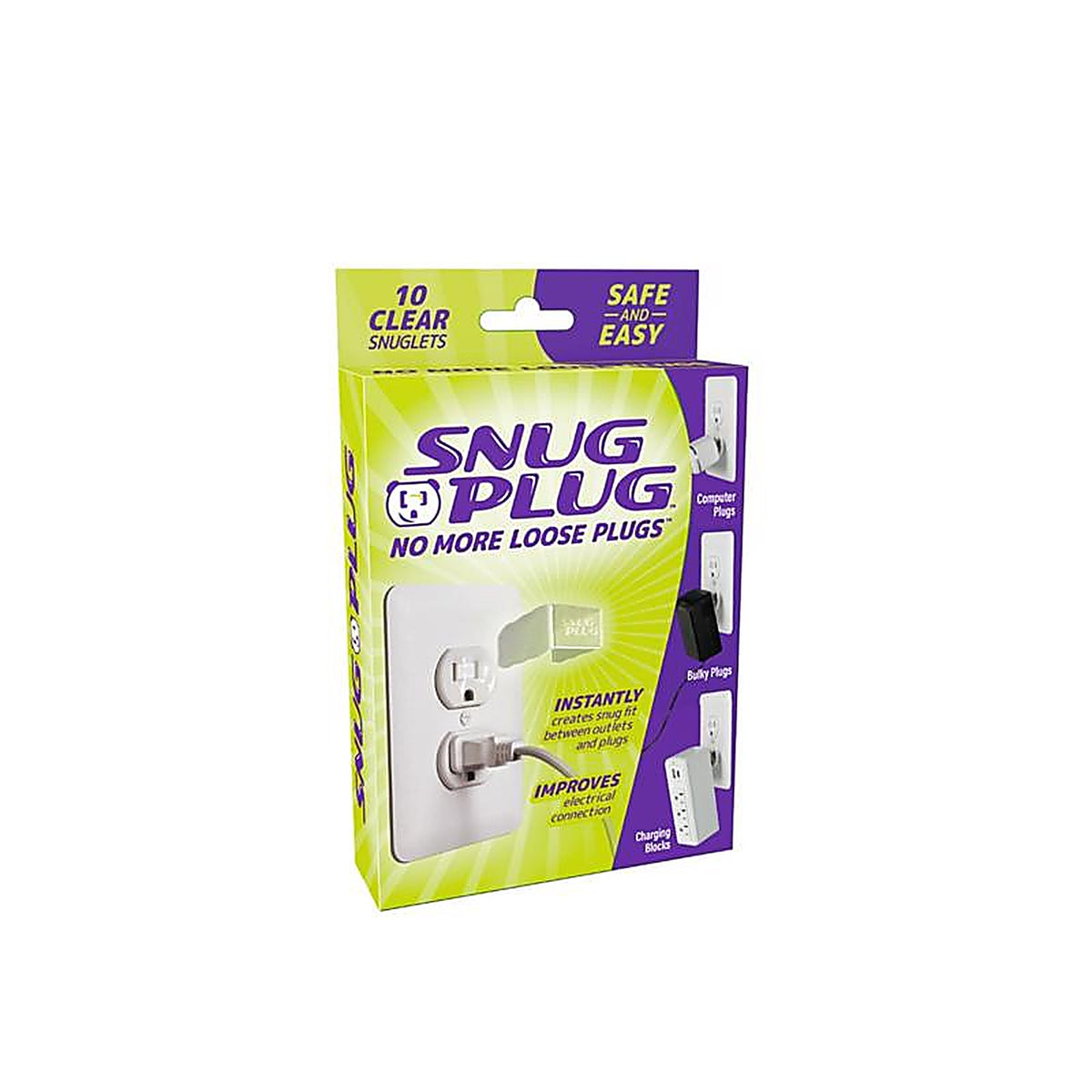 Snug Plug - SNUG-CD12/6 - Residential Plastic Portable Plug Cap Non-Nema