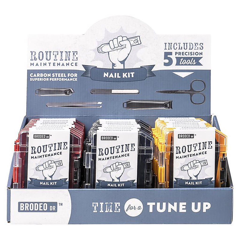 Brodeo Drive - BRRM24 - Black Routine Maintenance Nail Kit 1 Pack