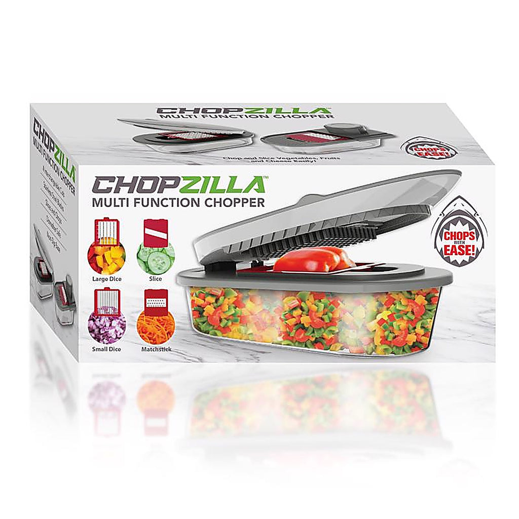 Chopzilla - 6272 - Gray Plastic/Stainless Steel Food Chopper