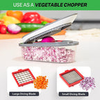 Chopzilla - 6272 - Gray Plastic/Stainless Steel Food Chopper