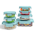 Bentgo - BGPLGLPK3-SA - Aqua Food Storage Container Set 7 Pack