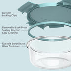 Bentgo - BGPLGLPK3-SA - Aqua Food Storage Container Set 7 Pack