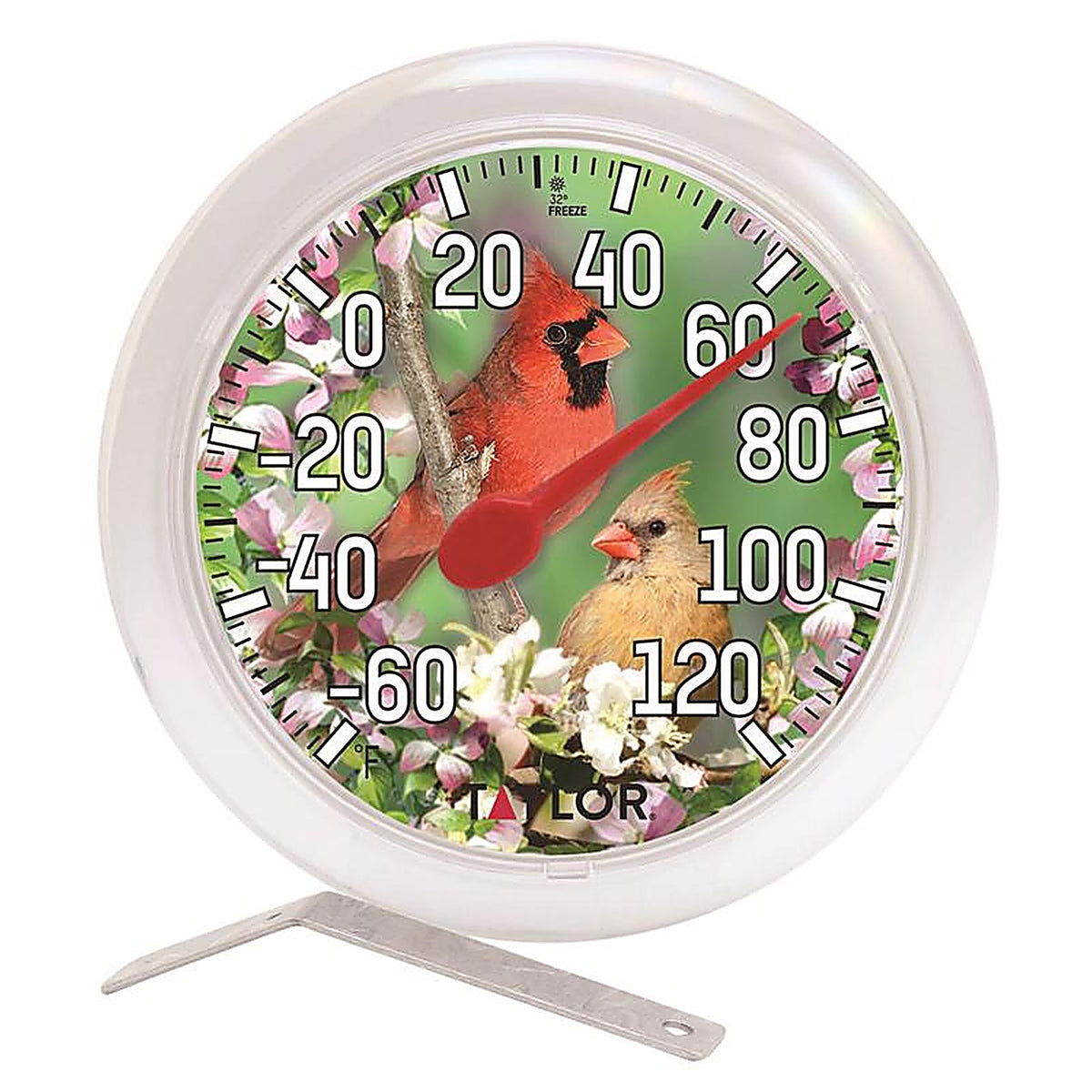 Taylor 5632 Bird Design Dial Thermometer Plastic Assorted
