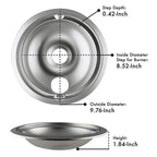 Range Kleen - 140ABULK12 - Steel Drip Bowls