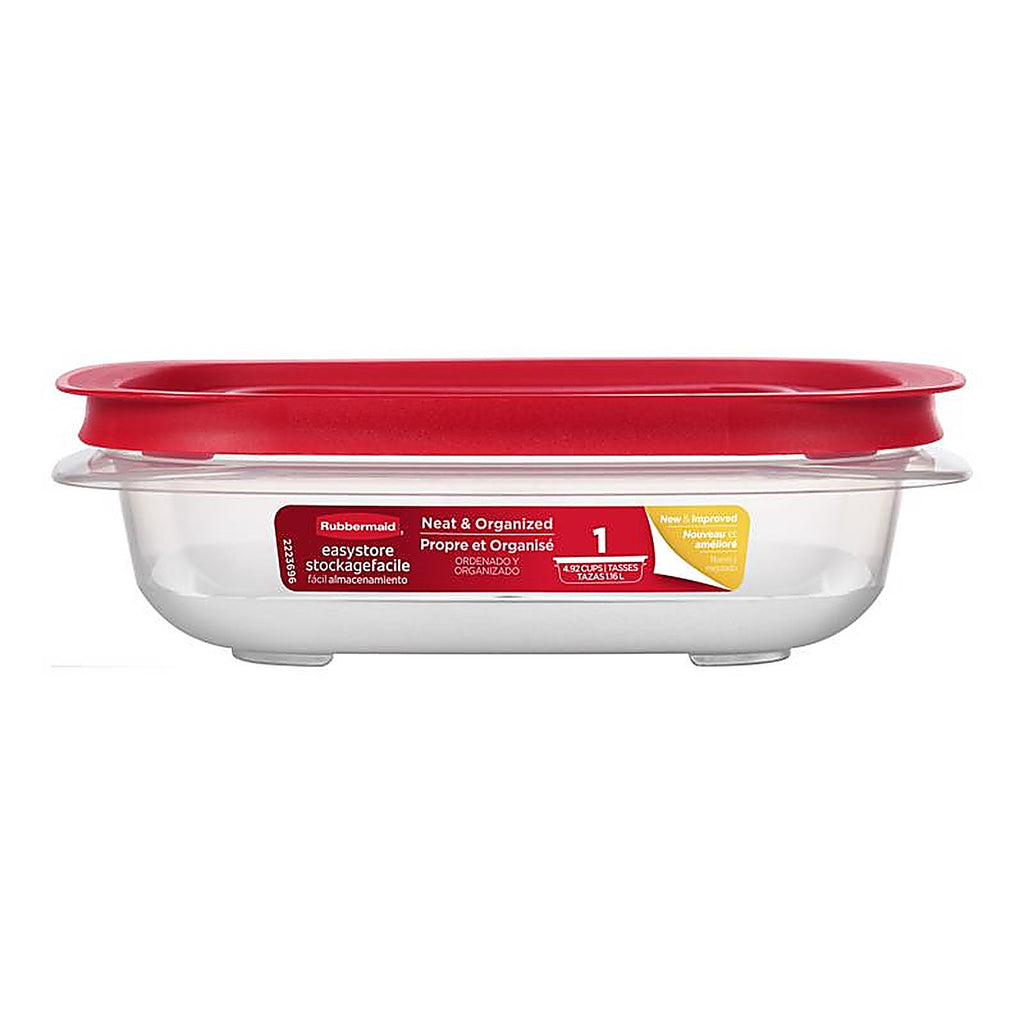 Rubbermaid - 2210147 - Easy Store 4.92 Cups Clear Food Storage Container 1 Pack