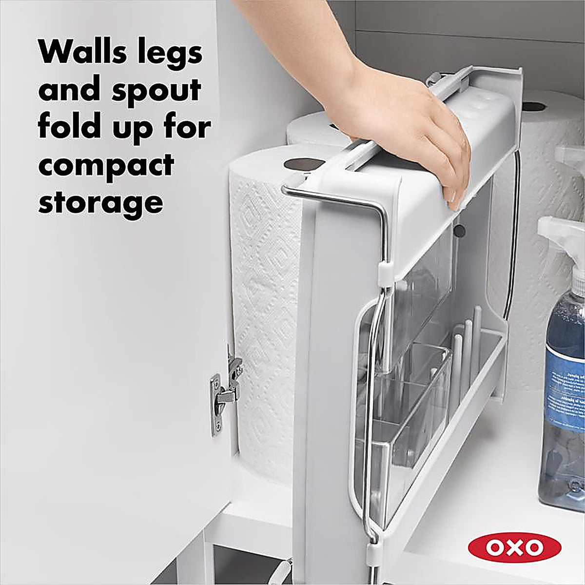 OXO - 1473480 - Good Grips 19 In. L X 16 In. W X 5 In. H Gray Stainless Steel Dish Rack
