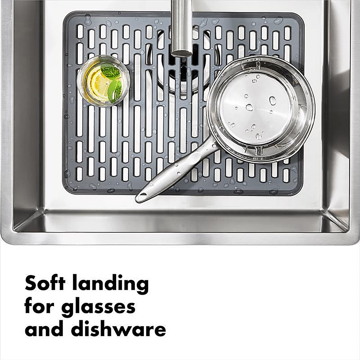 OXO - 13190530 - Good Grips 16 In. L X 12 In. W X 1 In. H Silicone Sink Mat