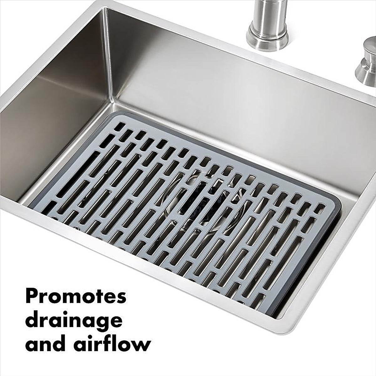 OXO - 13190530 - Good Grips 16 In. L X 12 In. W X 1 In. H Silicone Sink Mat