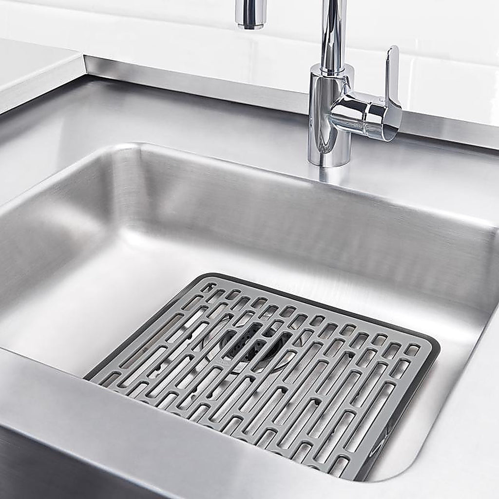 OXO - 13190610 - Good Grips 12 In. L X 12 In. W X 1 In. H Silicone Sink Mat