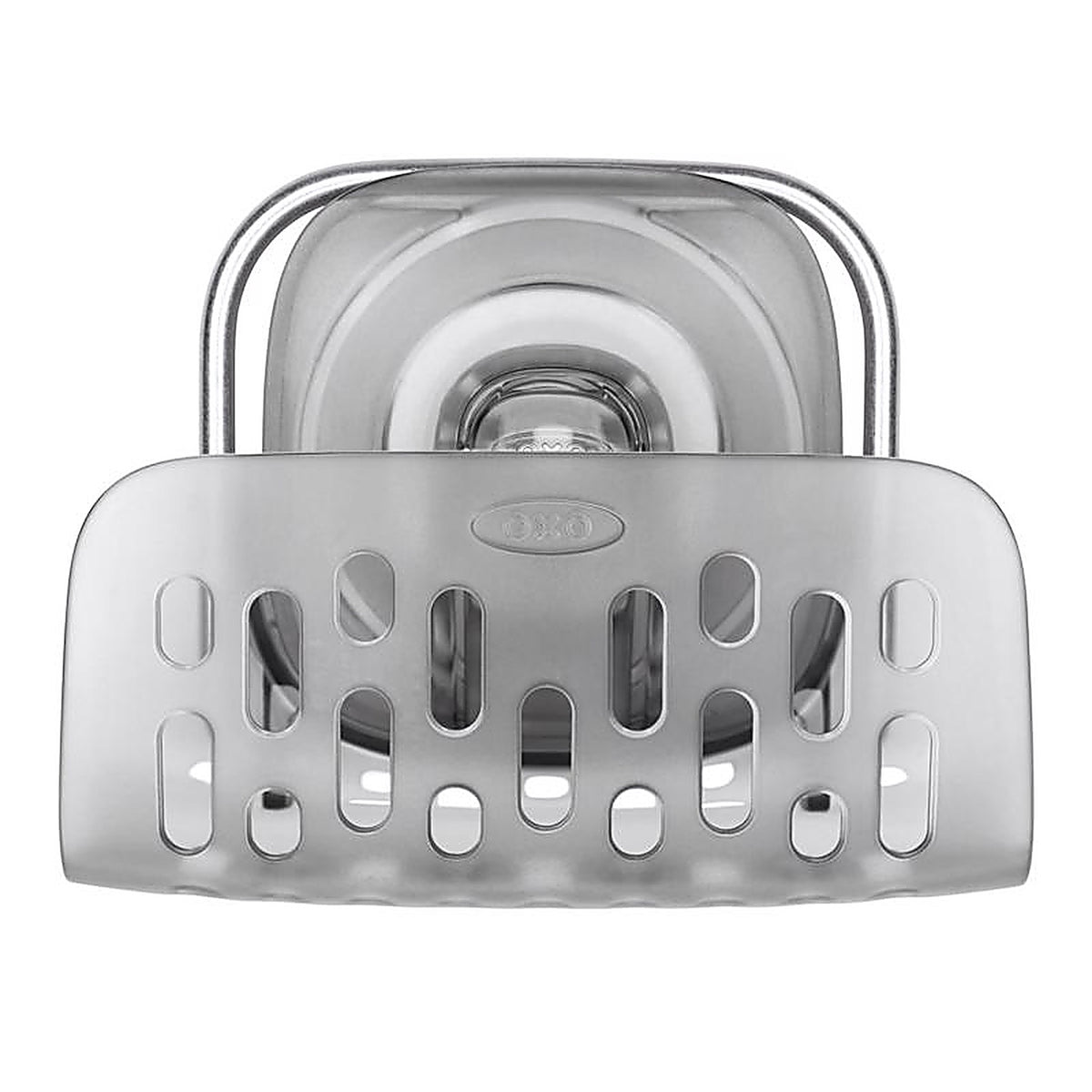 OXO - 13273500 - Good Grips 3 In. L X 4 In. W X 3 In. H Plastic/Stainless Steel Sponge Holder