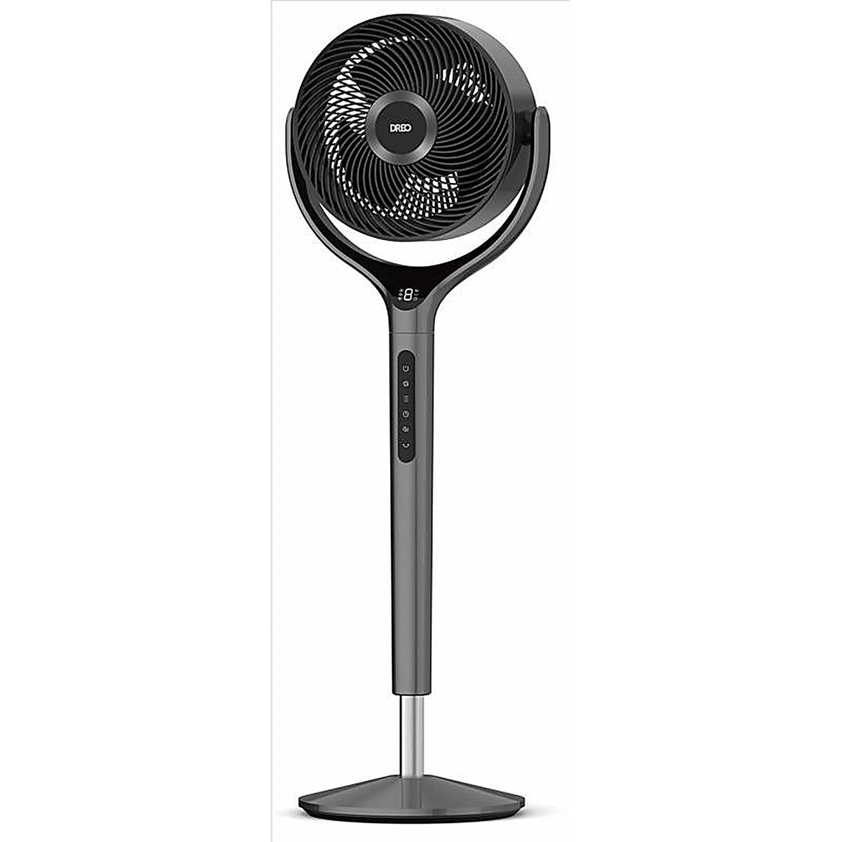 Dreo - DR-HPF023 - 41.34 In. H X 9 In. D 3 Speed Oscillating Pedestal Fan with Remote Control