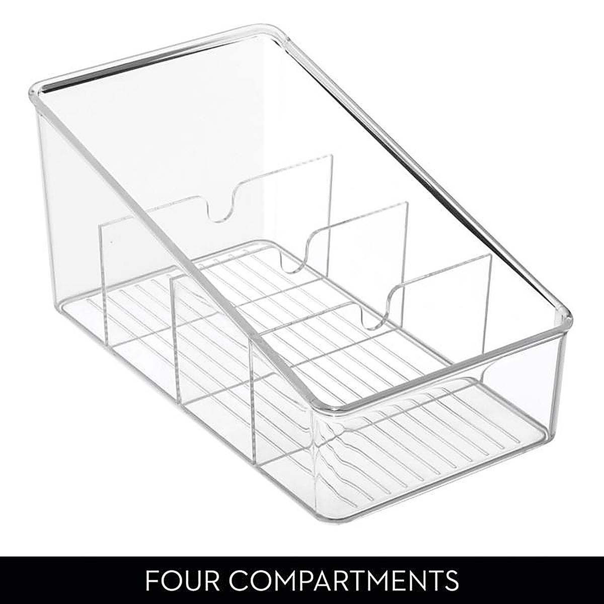 Idesign - 77650 - 5 In. H X 6 In. W X 11 In. D Plastic Packet Organizer