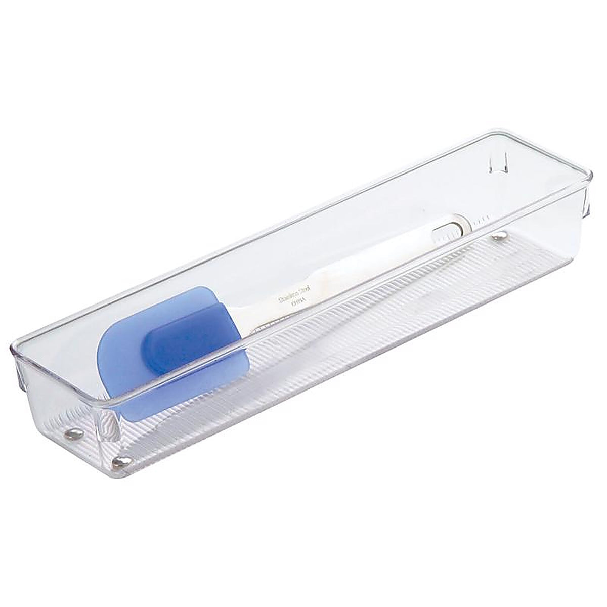 Idesign - 70019C - 2 In. H X 3 In. W X 12 In. D Plastic Drawer Organizer