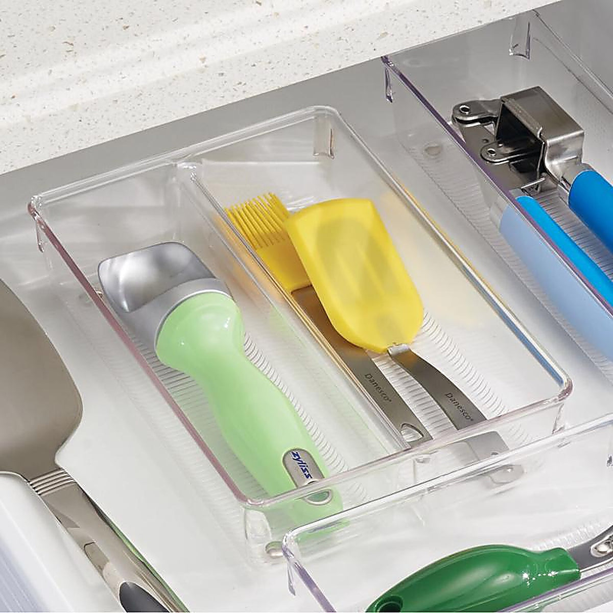 Idesign - 70029 - 2 In. H X 6 In. W X 9 In. D Plastic Drawer Organizer