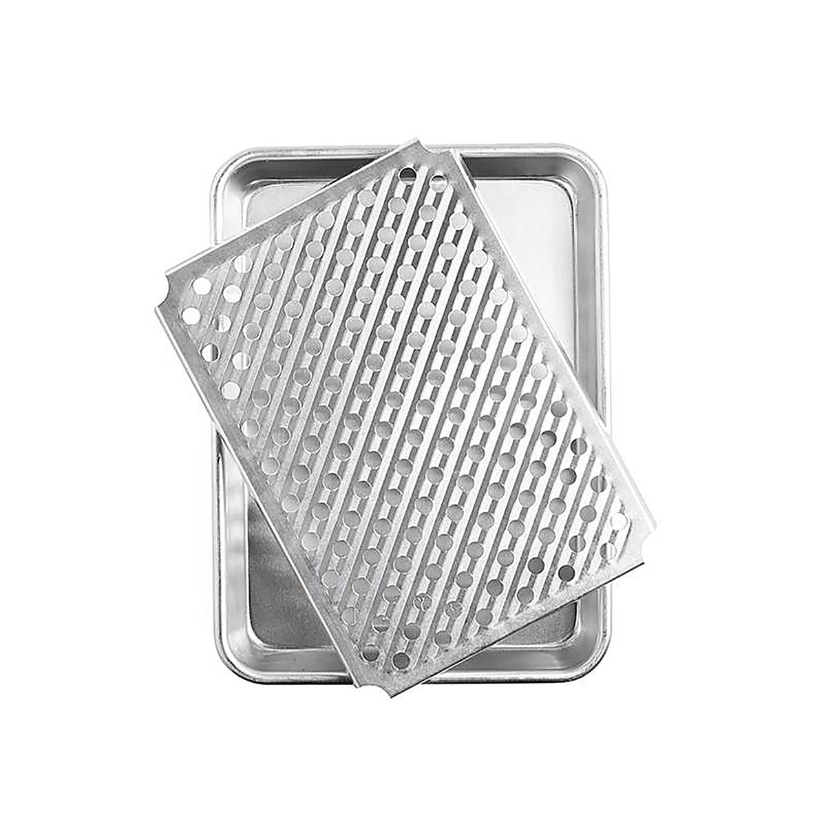 Nordic Ware - 45330 - Aluminum Baking Sheet with Cooling Rack 12.1 In. Silver