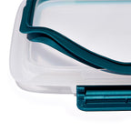 OXO - 11301500 - Good Grips 6.3 Cups White and Blue Split Food Container w/Lid 1 Pack