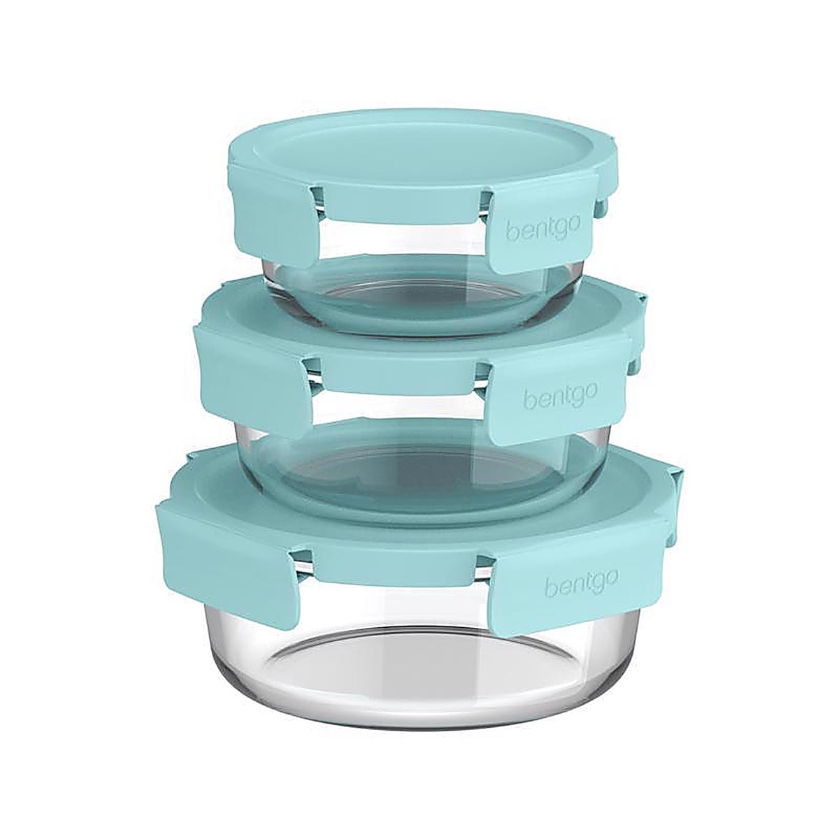 Bentgo - BGPLGLPK4-SA - Aqua Food Storage Container Set 3 Pack
