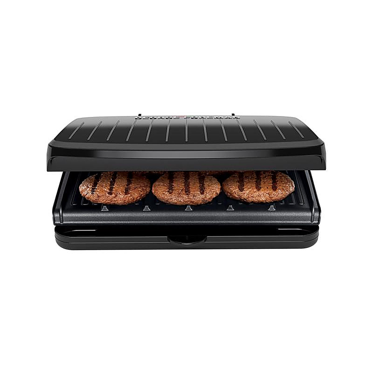 George Foreman - GR015F-1BGX - Family Size Black Plastic Nonstick Surface Grill and Panini Press