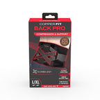 Copper Fit - CFPWRCRLXL - Back Pro Black Power X Straps Technology Compression Back Support Belt 1 Pack 1 Pack