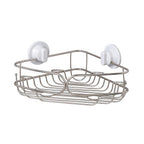 Zenna Home - 7844STL2 - Chrome Silver Stainless Steel Corner Basket