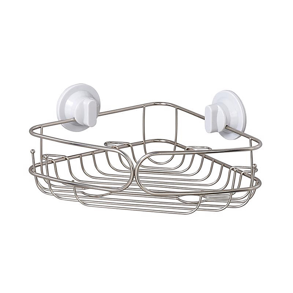 Zenna Home - 7844STL2 - Chrome Silver Stainless Steel Corner Basket