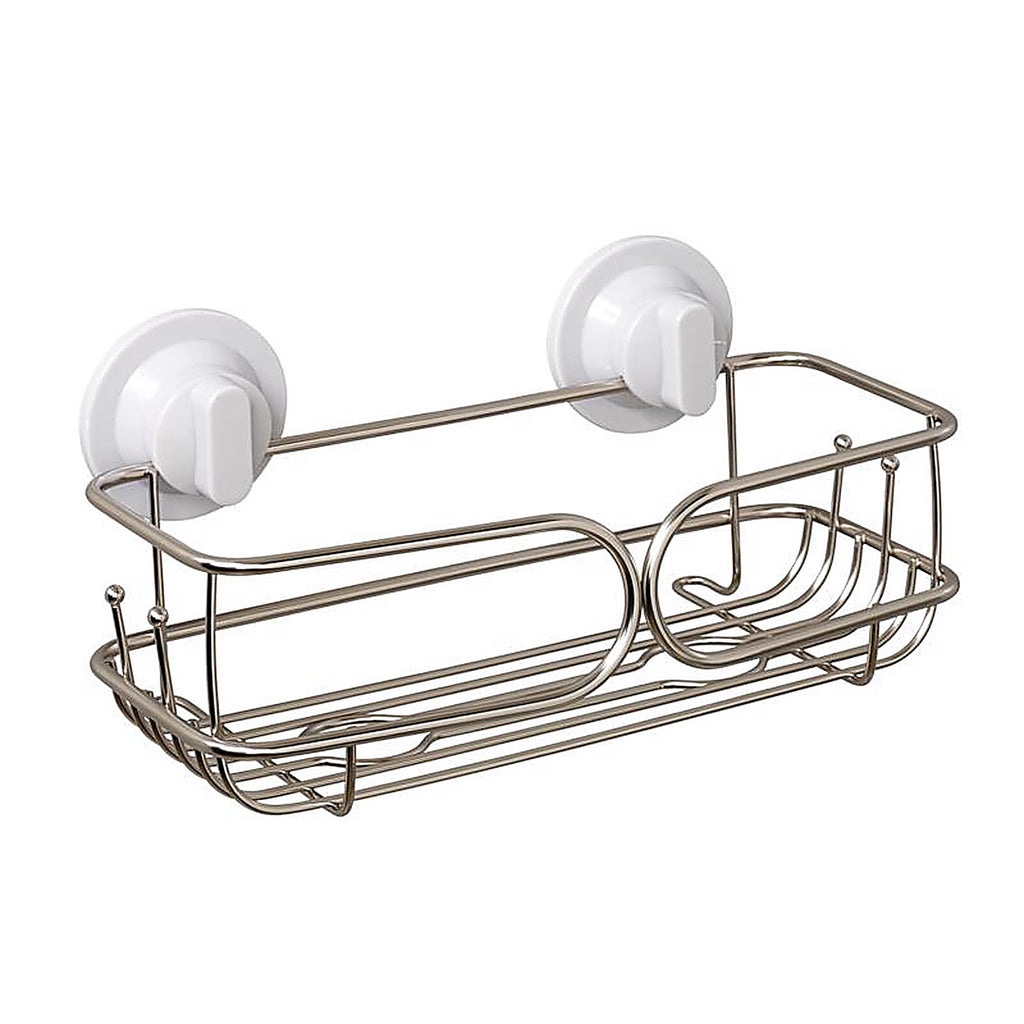 Zenna Home - 7842STL2 - Chrome Silver Stainless Steel Shower Basket