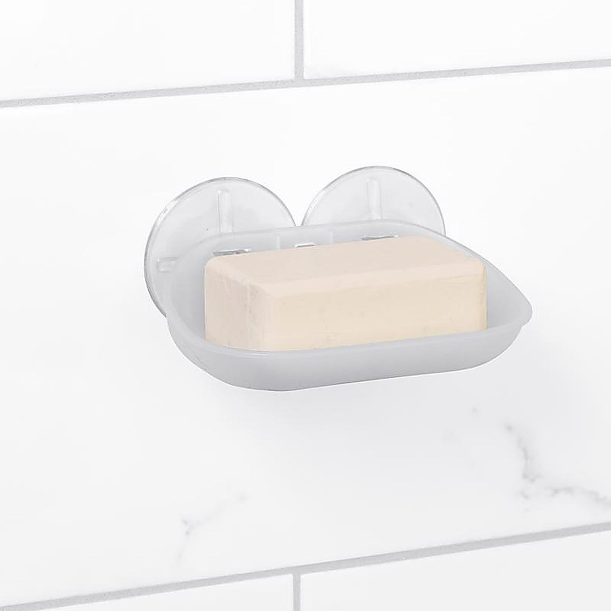 Zenna Home - 2615KK2 - Frost Clear Plastic Soap Dish